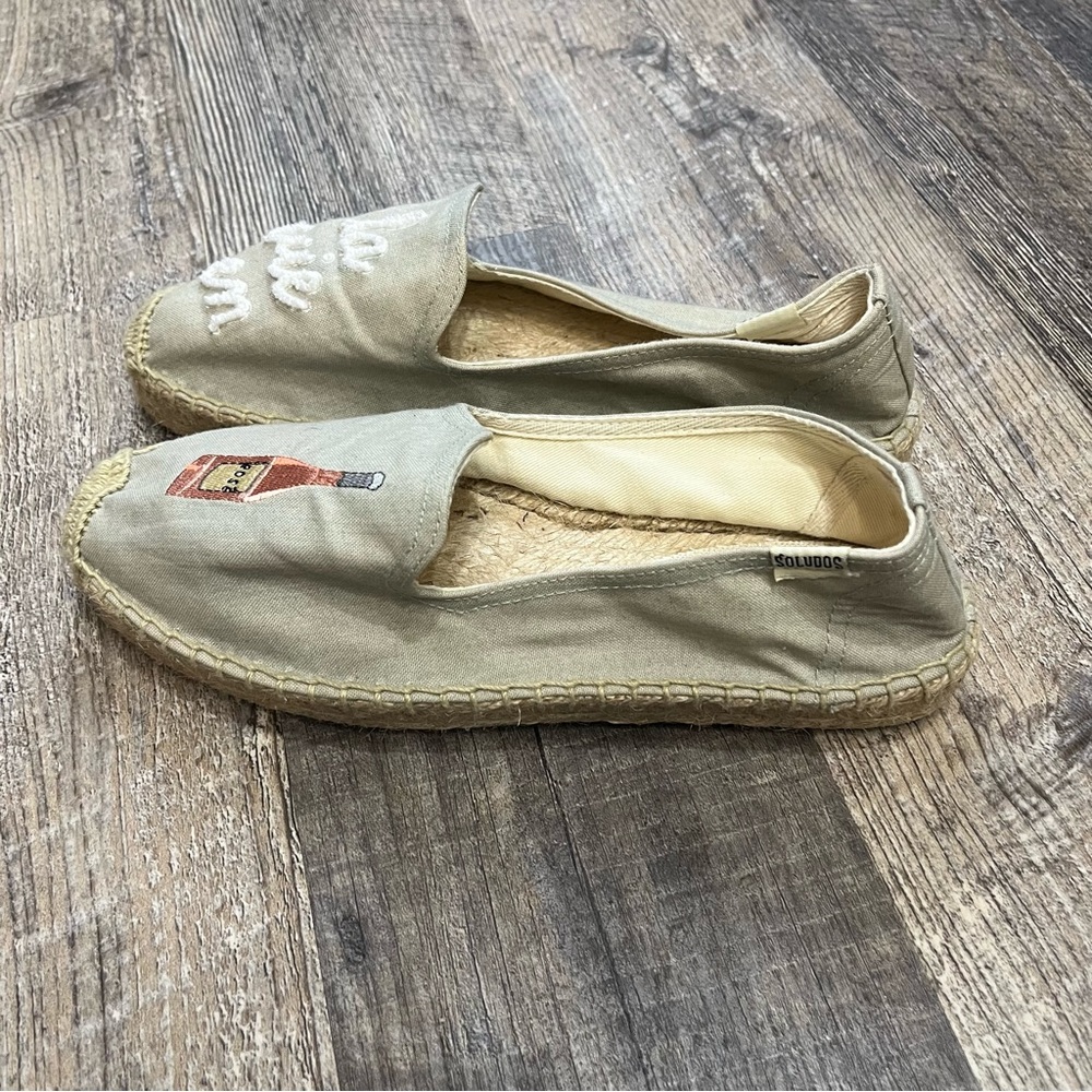 Soludos La Vie En Rosé Smoking Platform Espadrille Shoes - Picture 5 of 6